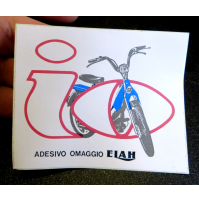 ADESIVO VINTAGE - ADESIVO OMAGGIO ELAH - CICLOMOTORE IO / TESTI BOLOGNA