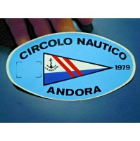 ADESIVO VINTAGE - CIRCOLO NAUTICO ANDORA 1979 - 