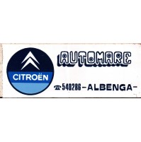 ADESIVO VINTAGE - CITROEN AUTOMARE - ALBENGA C5-903