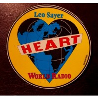 ADESIVO VINTAGE - LEO SAYER HEART WORLD RADIO - 