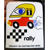 ADESIVO VINTAGE - MOBIL 1 RALLY - OMAGGIO DISTRIBUTORI MOBIL