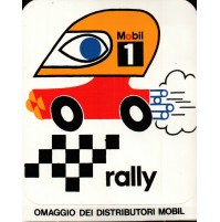 ADESIVO VINTAGE - MOBIL RALLY OMAGGIO DEI DISTRIBUTORI MOBIL