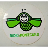  ADESIVO VINTAGE - RADIO MONTE CARLO - APE VERDE 