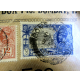 AIR MAIL INDIA POSTAGE 12 ANNAS + 1935 3 ½  ANNAS GIUBILEO - BOMBAY