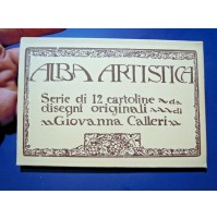 ALBA (Cuneo) - Disegni di G. Calleri - 12 Cartoline 