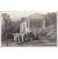 ALBENGA SAVONA FOTOGRAFIA DI CASA BOMBARDATA 16/6/1940 1-356