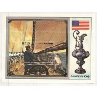 AMERICA'S CUP DEFENDER VALKYRIE III - MALDIVES MALDIVE - FRANCOBOLLO STAMPS