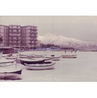 ANNI '80 - FOTOGRAFIA DI ALBENGA SOTTO LA NEVE - NEVICATA STRAORDINARIA (C13-481