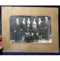 ANNI'30 FOTO CARTONATA - FAMIGLIA -