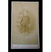 ANTICA FOTO CARTONATA del 1873 - BAMBINO - Paysandú - Uruguay