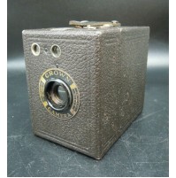  ANTICA MACCHINA FOTOGRAFICA - CROWN Camera Made in England BOX 6 x 9