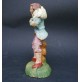 ANTICA STATUINA DEL PRESEPE - CONTADINO CON PECORA SULLE SPALLE - VINTAGE 