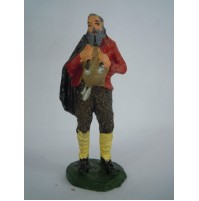 ANTICA STATUINA DEL PRESEPE - IN CARTAPESTA ? ALTEZZA 7 Cm (S/VP)