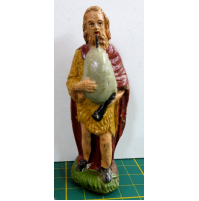 ANTICA STATUINA DEL PRESEPE IN PASTA - NF NARDI - ZAMPOGNARO