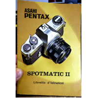 ASAHI PENTAX - SPOTMATIC II - LIBRETTO DI ISTRUZIONI - PRINTED IN JAPAN -