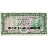 BANCO DE MOCAMBIQUE MOZAMBICO 100 ESCUDOS 1961  