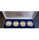 BANK OF MALTA 1985 MARITIME HISTORY 4 X 5 LM .925 SILVER / ARGENTO - PROOF SET