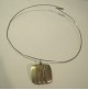 BELLA COLLANA / GIROCOLLO IN ARGENTO 925 - FATTA A MANO -  (SVP)