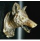 BELLISSIMA SCULTURA IN BRONZO RAFFIGURANTE LUPO WOLF - 