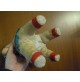 BELLISSIMO ASINO ASINELLO PELUCHE VINTAGE - ANNI '60 - IN PAGLIA - 