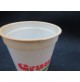 BICCHIERE IN PLASTICA VINTAGE - GRANITA GELATI PANIZZA - LOANO SAVONA -