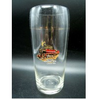 BICCHIERE VETRO DA BIRRA BEER - GLASS PRINCESS MARGARET ROSE L.M.S.R. 1935 TRENO