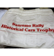 BORSONE PUBBLICITARIO GADGET - SANREMO RALLY- Historical Cars Trophy - 48X39 Cm