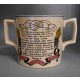 Bristol Pottery Vintage GOD Speed the Plough - BELLA TAZZA - LOVING CUP - 