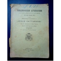 CALENDARIO LITURGICO ALBENGA 1913 - VESCOVO JOSUE CATTAROSSI - 