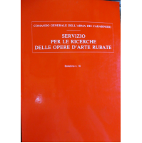 CARABINIERI RICERCHE DELLE OPERE D'ARTE RUBATE - Bollettino N°16 Anno 1993