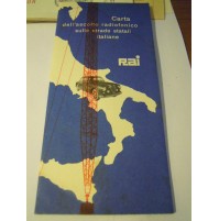 CARTA DELL'ASCOLTO RADIOFONICO SULLE STRADE STATALI ITALIANE - RAI - 1952 20-29