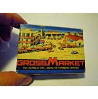 CARTE DA GIOCO PUBBLICITARIE - GROSS MARKET CERIALE - ORA MERCATO' - 1970ca