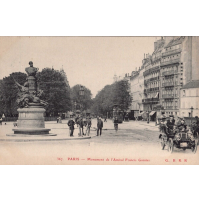 CARTE POSTALE - PARIS - MONUMENT DE L'AMIRAL FRANCIS GARNIER -