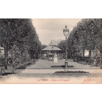 CARTE POSTALE - PARIS - SQUARE DE VAUGIRARD - CARTOLINA DI PARIGI