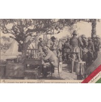CARTOLINA 1912 TRIPOLI COLONNELLO FARA 11° BERSAGLIERI SCIARA - SCIAT LIBIA 1-51