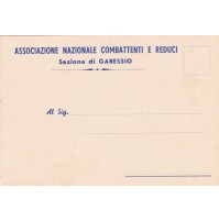 CARTOLINA ASSOCIAZIONE NAZIONALE COMBATTENTI E REDUCI GARESSIO 2-184