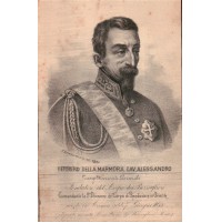 CARTOLINA BERSAGLIERI Cav. Alessandro Ferrero Della Marmora 