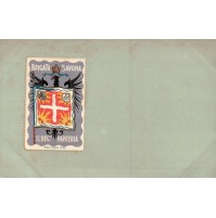 CARTOLINA CON CHIUDILETTERA BRIGATA SAVONA 15° REGGIMENTO FANTERIA