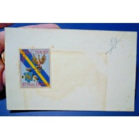 CARTOLINA CON CHIUDILETTERA REGGIMENTALE 81° RGT FANTERIA BRIGATA TORINO 