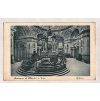 CARTOLINA DEL SANTUARIO DI MONDOVI' A VICO - INTERNO - VG 1933 - 