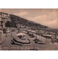 CARTOLINA DI ALASSIO - LA SPIAGGIA -  