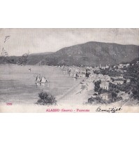 CARTOLINA DI ALASSIO SAVONA PANORAMA  C1-89