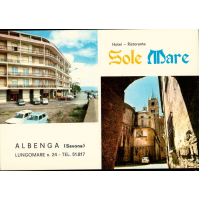 CARTOLINA DI ALBENGA - HOTEL RISTORANTE SOLE MARE -