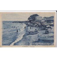 CARTOLINA DI ALBENGA ( SAVONA ) ANNI '30 LA SPIAGGIA 1-36