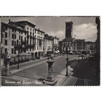 CARTOLINA DI BASSANO DEL GRAPPA VICENZA PIAZZA LIBERTA' 1952 6-59