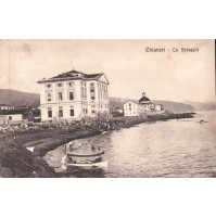 CARTOLINA DI CHIAVARI - LA SPIAGGIA - ( GENOVA ) 1918  C4-1713