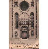 CARTOLINA DI COMO - PORTA PRINCIPALE DEL DUOMO