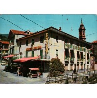 CARTOLINA DI GARESSIO CUNEO - ALBERGO PONTE ROSA - VIAGGIATA 