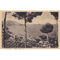 CARTOLINA DI LAIGUEGLIA SAVONA PANORAMA LUNGOMARE 1950 C1-28