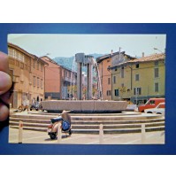 CARTOLINA DI LEFFE BERGAMO - LA FONTANA - VESPA PIAGGIO ET3